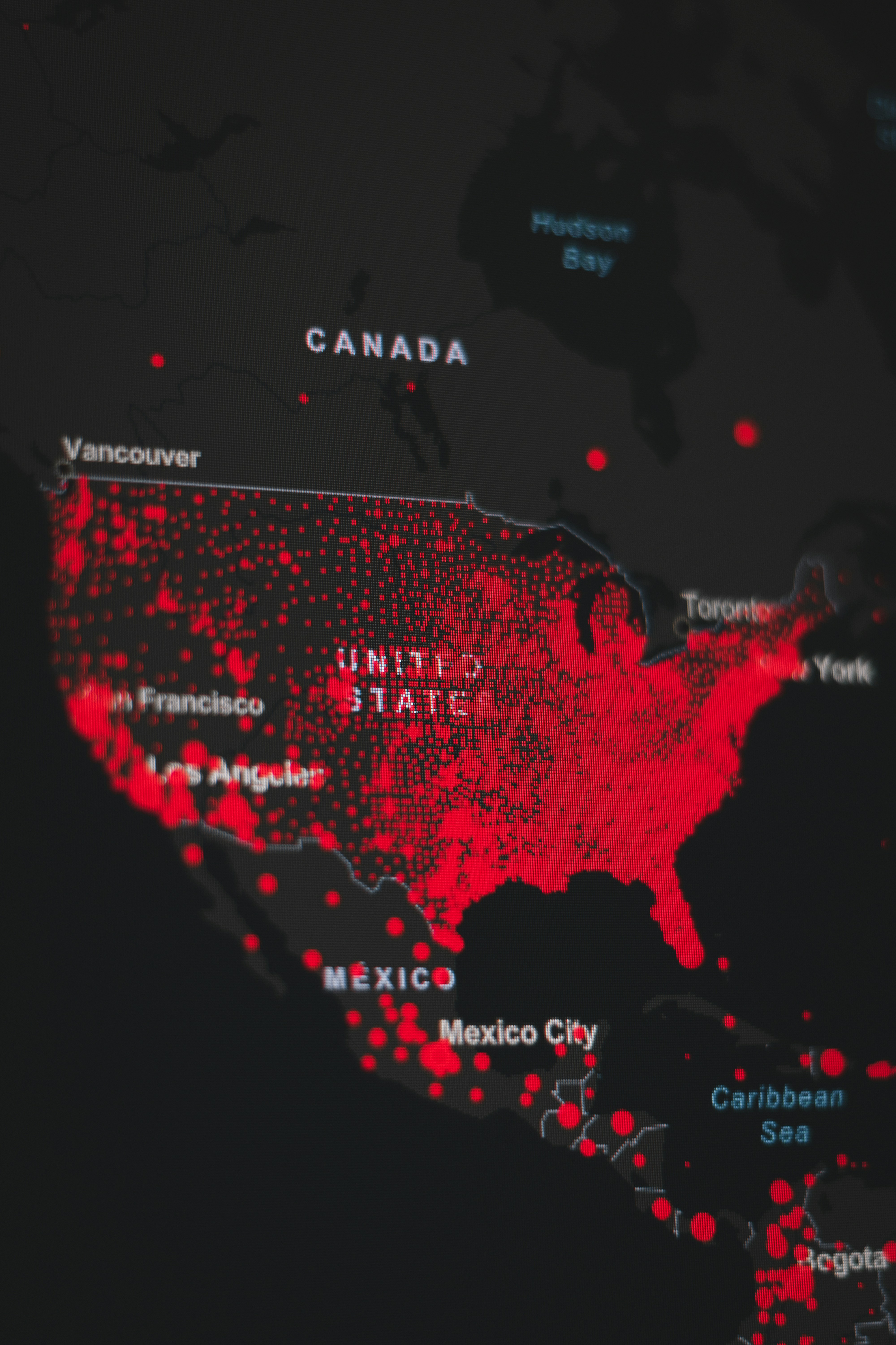 Map data visualization